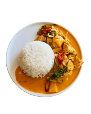 Chicken Red Curry & Rice